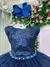 Vestido Enjoy Juvenil Helena Azul Marinho - comprar online