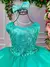 Vestido Infantil Enjoy Juvenil Helena Verde Tiffany - comprar online