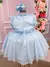 Vestido Miss Sweet Azul Bebe + Bolero na internet
