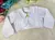 Bolero Infantil Branco Soft C/ Botão Luxo