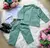Conjunto Miss Cherry Social Terno - Blaizer Verde - Mirella Encanto Kids