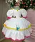 Vestido Junino Banana Club Luxo Noiva/Noivinha Branco - Mirella Encanto Kids