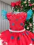 Vestido Marie Betina Ursinhos Vermelho - Natal - comprar online