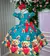 Vestido Marie Milena Ursinhos Verde - Natal