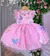 Vestido Marie Rosa Jardim Encantado Laço