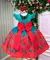 Vestido Marie Lola Verde Florido Natal na internet