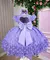Vestido Menina Bonita Poa/Poá Lilas Tamires na internet