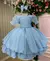 Vestido Bella Child Laize Azul Bebe