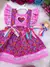 Romper/Vestido Princesa Belli Junino Rosa - comprar online