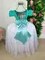 Vestido Enjoy Longo Mari Peito Rendado Verde Tiffany na internet