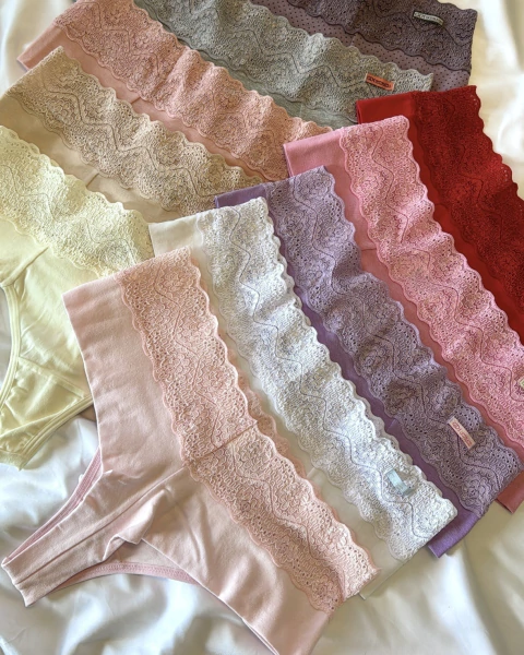 Calcinha Pietra Fio Duplo em Algodão - comprar online