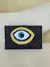 Carteira clutch de palha