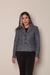 Blazer lã batida Caterina Cinza - loja online