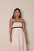 Vestido longo Belly Off na internet