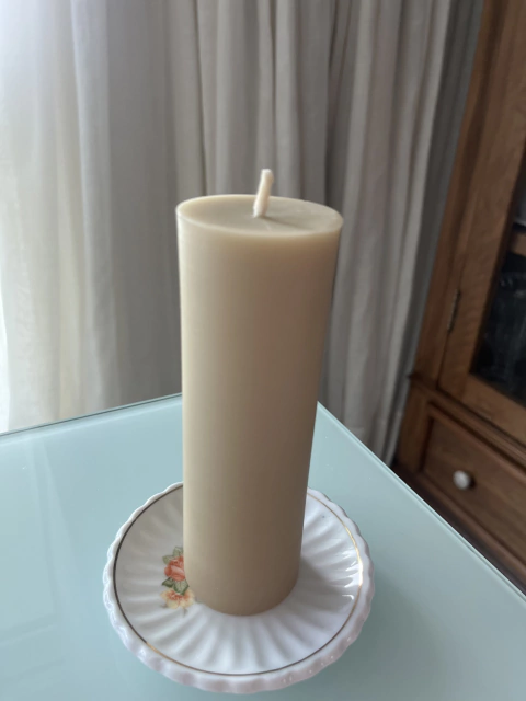 Vela MACIÇA 15x5 100% cera de abelha