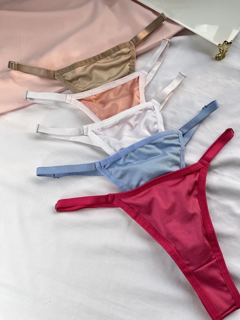 Calcinha fio dental com regulagem Modelo Carolina