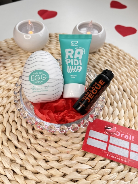 Kit com Egg Masturbador Masculino, Estimulante Afrodisiaco Masculino e Gel Lubrificante Neutro - comprar online