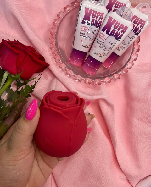 Rosa Estimuladora De Clitóris 10 Pulsações