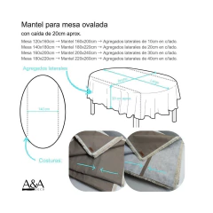 Imagen de MANTEL DIJON TOSTADO