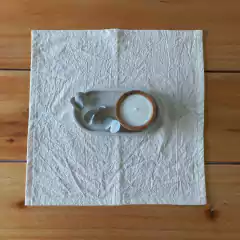 SET BANDEJA CONCRETO Y VELA + BASE DALLAS en internet