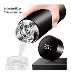 Termo con sensor led de temperatura / con filtro para café o hierbas 500ml en internet