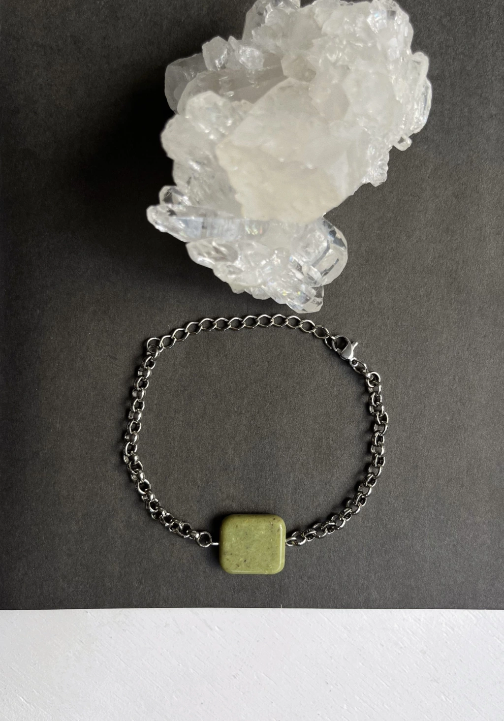 Pulseira Jade | Prata