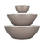 Juego de contenedores 250 ml, 2,5 litros y 3,5 litros x3 gris - comprar online