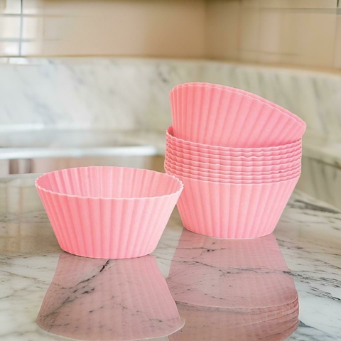 Set x 12 moldes de silicona para cupcakes Carol Soft