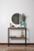 Mesa alta recibidora Gala - negro mate olmo finlandés - Arpegio | Todo para tu hogar | 6 cuotas sin interés | Envíos a todo el país