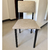Silla Nilo - caño negro mate/jaqcard - comprar online