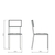 Silla Nilo x 2 unidades - caño negro mate - tienda online