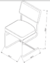Silla Pérez x 2 unidades - caño blanco - comprar online