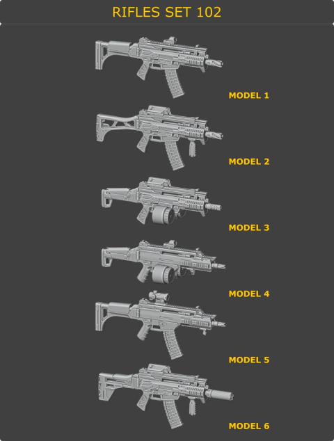 Rifles Set 102