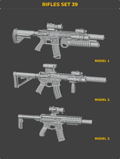 Rifles Set 39