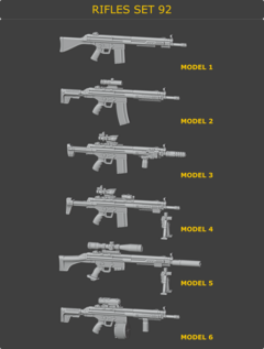 Rifles Set 92