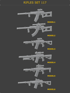 Rifles Set 117 - comprar online