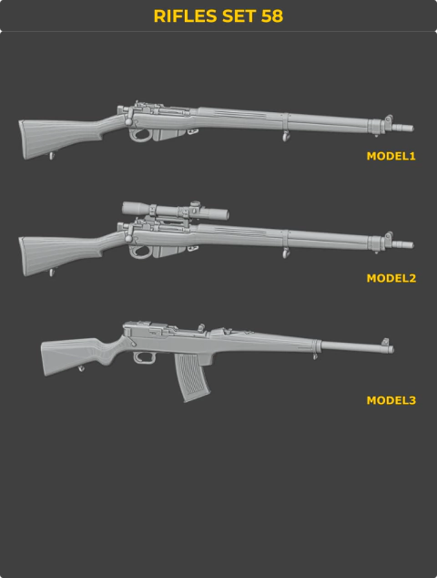Rifles Set 58