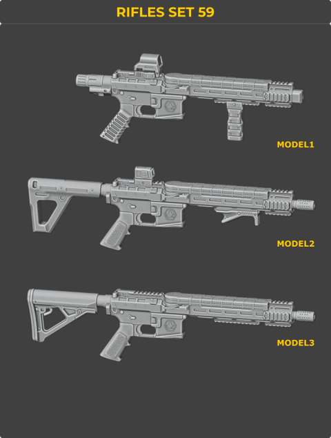 Rifles Set 59 - AR-57