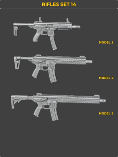 Rifles Set 14