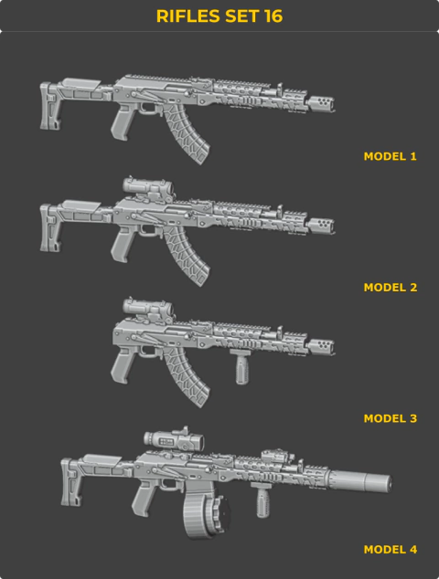 Rifles Set 16