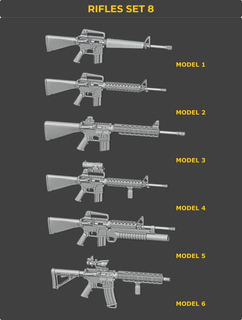 Rifles Set 08
