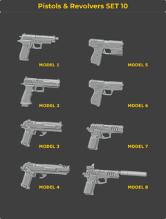 Pistols & Handguns Set 10