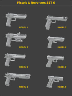 Pistols & Handguns Set 06