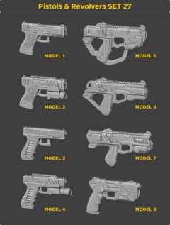 Pistols & Handguns Set 27
