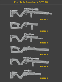 Pistols & Handguns Set 20 - comprar online