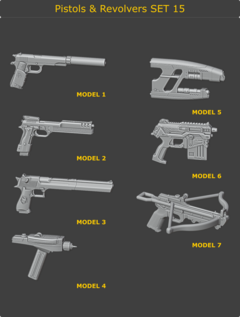 Pistols & Handguns Set 15