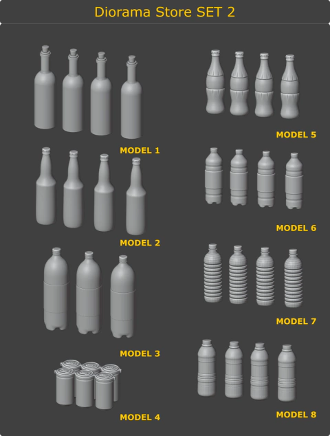 Diorama Props Set 10 - comprar online