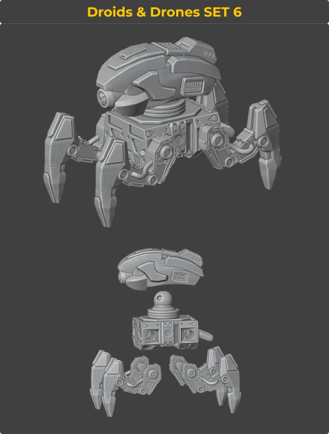 Droids & Drones Set 06 - Robozin