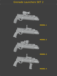 Grenade Launchers Set 02