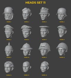 Heads Set 11